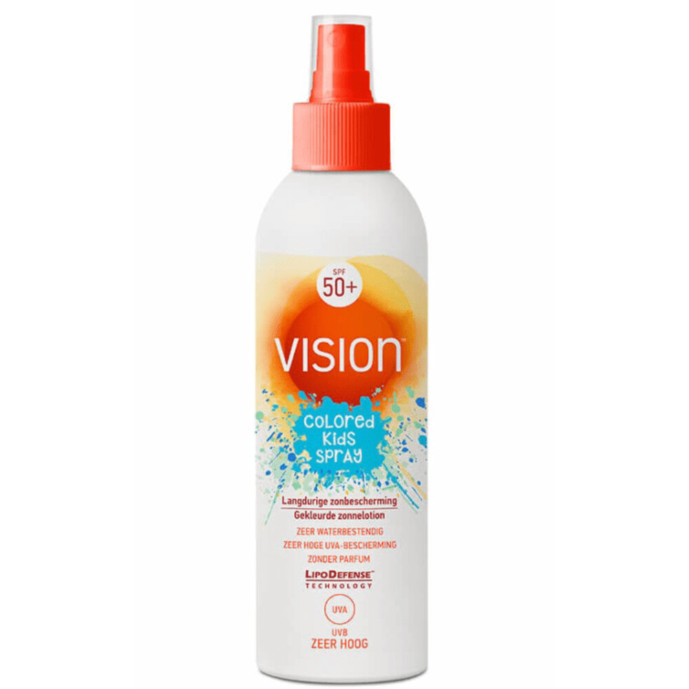 2x Vision Zonnebrand Kids Spray SPF 50180 ml