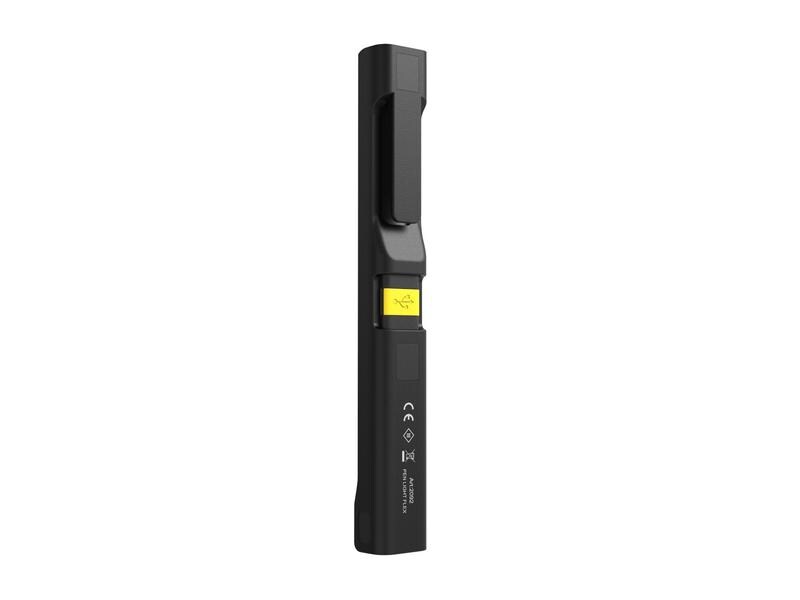 Nordride Handleuchte Pen Light Flex 200 lm, IP54, mit Magne Akku Handlampe, Taschenlampe
