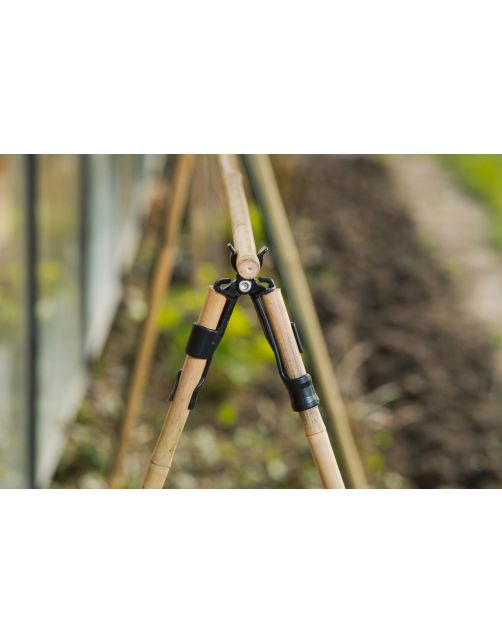Nature A-Verbindingsstuk Plantstokken Zwart - Klim-En Geleide Artikel
