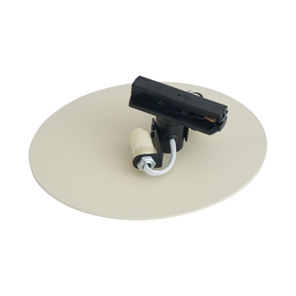 Moderne plafondlamp beige voor railsysteem 1-fase 2-lichts - Iconic Pulley