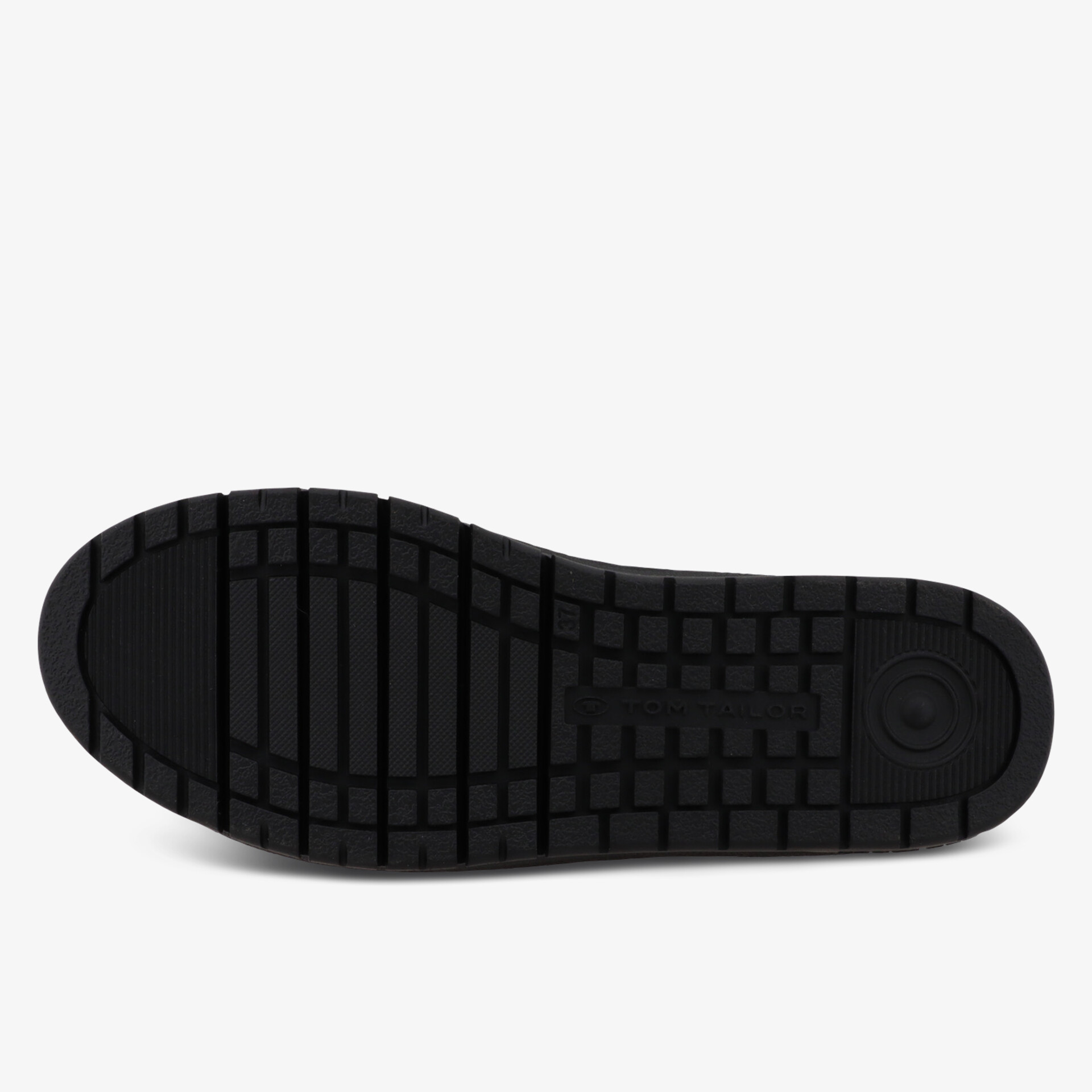 TOM TAILOR Damen Sneaker High schwarz