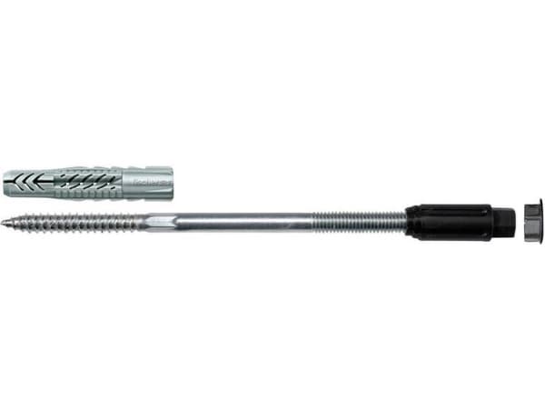 Fischer 45686, Skrue- og veggpluggsett, Murstein, Betong, 1 cm, 14 cm, 20 stykker, Boks