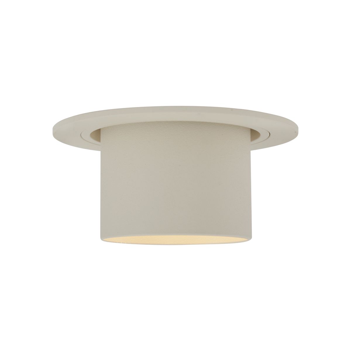 Moderne inbouwspot beige GU10 50mm rond kantelbaar - Installa