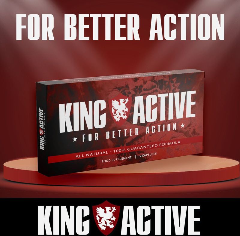 King - Active - Erectiemiddel - 5 Caps - Natuurlijke Ingrediënten