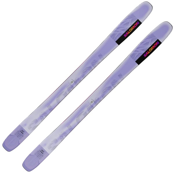 Ski SALOMON QST LUMEN 98 LILAC BREEZE/RHODAMINE RED/SAFFRON