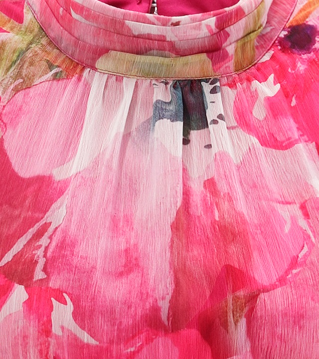 Aniston SELECTED Chiffonkleid mit traumhafter, floraler Musterung