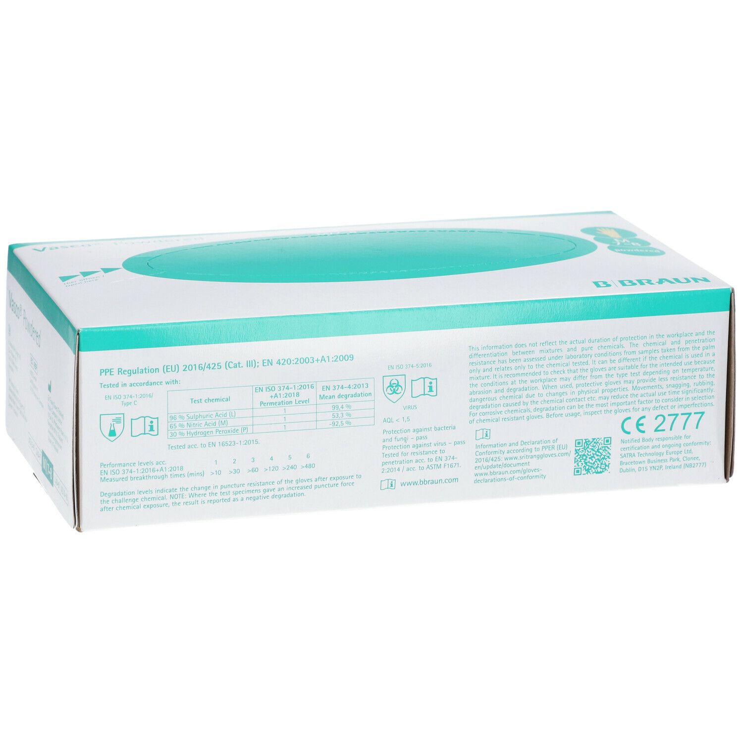 Vasco® gepudert, Größe 7-8, mittel