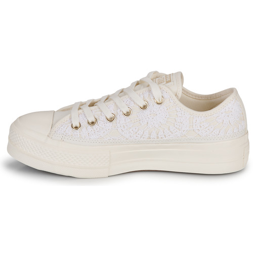Converse - CHUCK TAYLOR ALL STAR LIFT-WHITE/EGRET/EGRET - Blanc