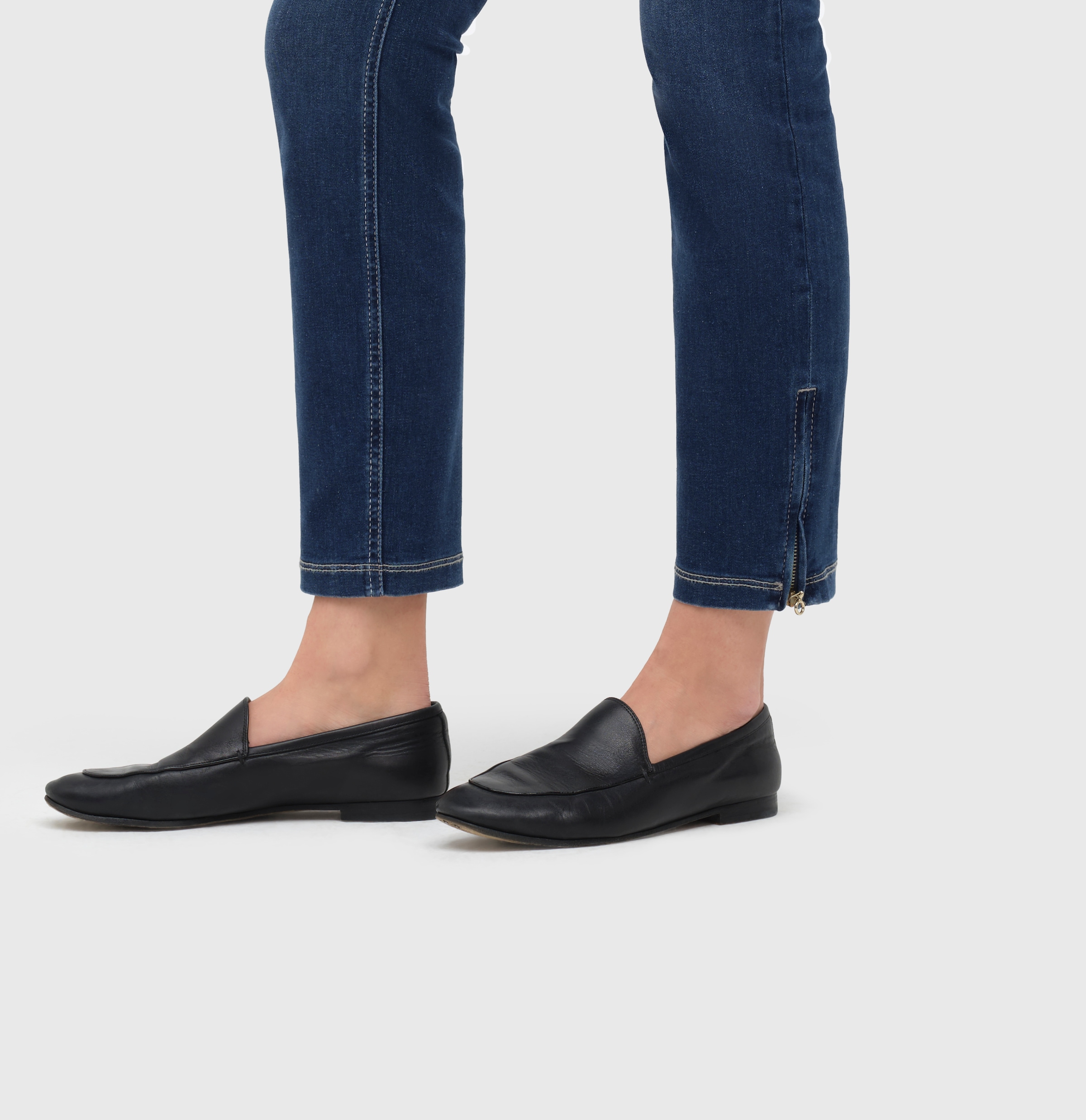 MAC 7/8-Jeans »Dream Chic« verkürzte Form mit Reissverschluss