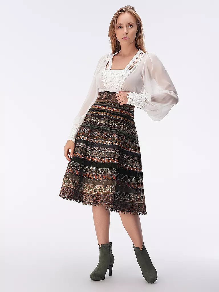 TRENTINI Trachtenbluse creme