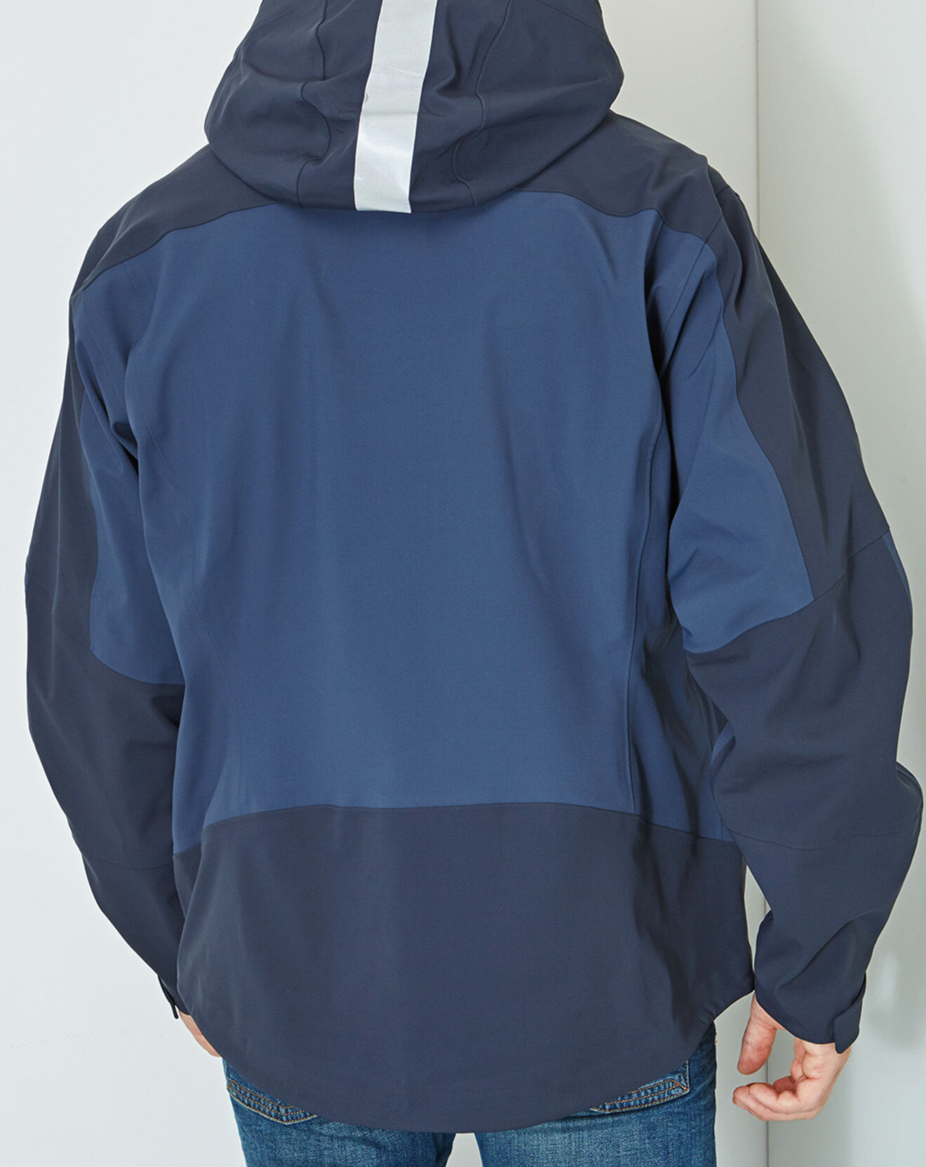 Hackett London Veste Sport Rain HKT Sport Performance bleu marine