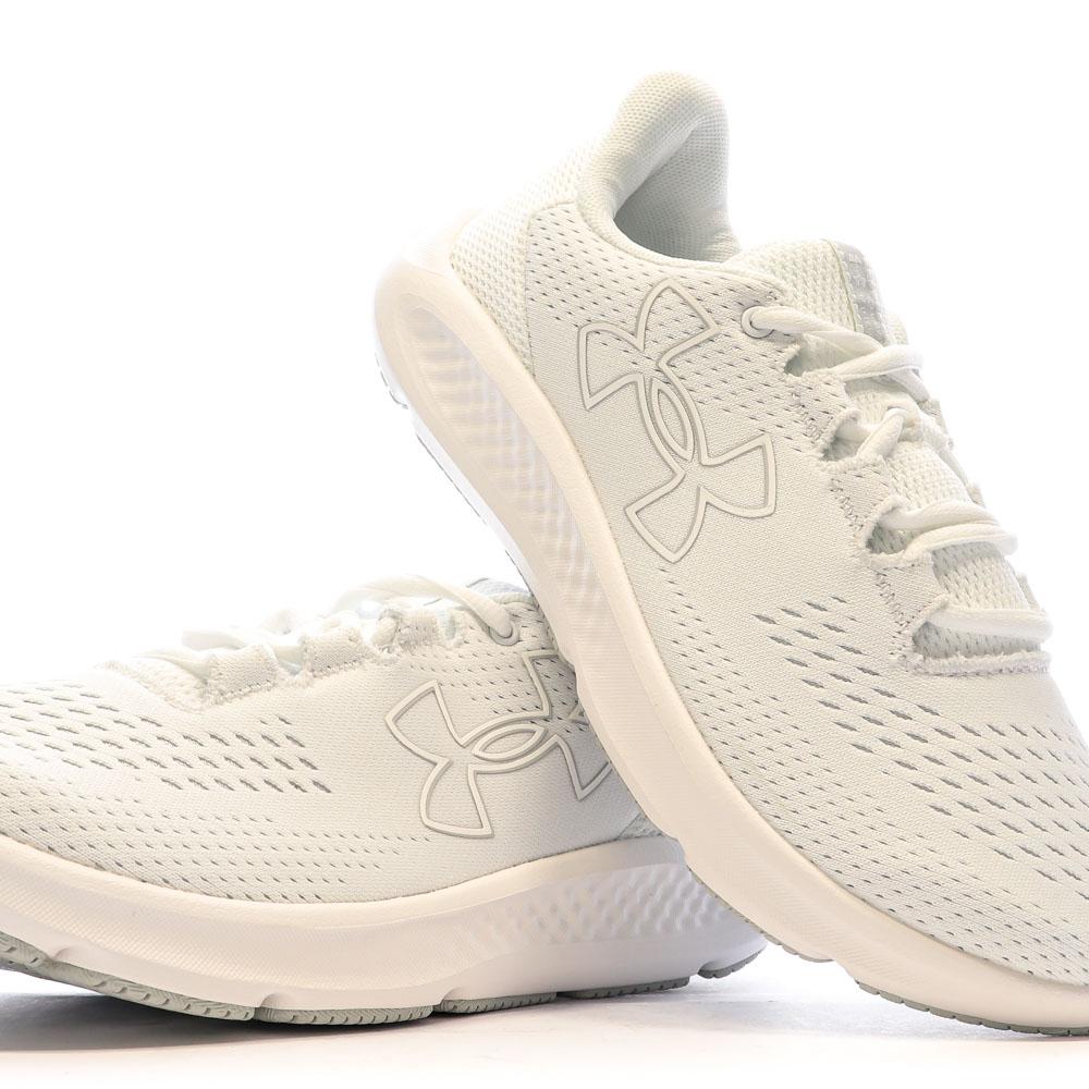 Under Armour Chaussures de Running Beige Femme Under Armour Charged Pursuit