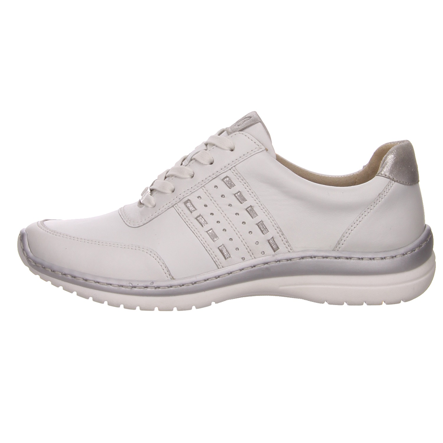 Caprice Schnürhalbschuh weiß weiss/weiss kombi