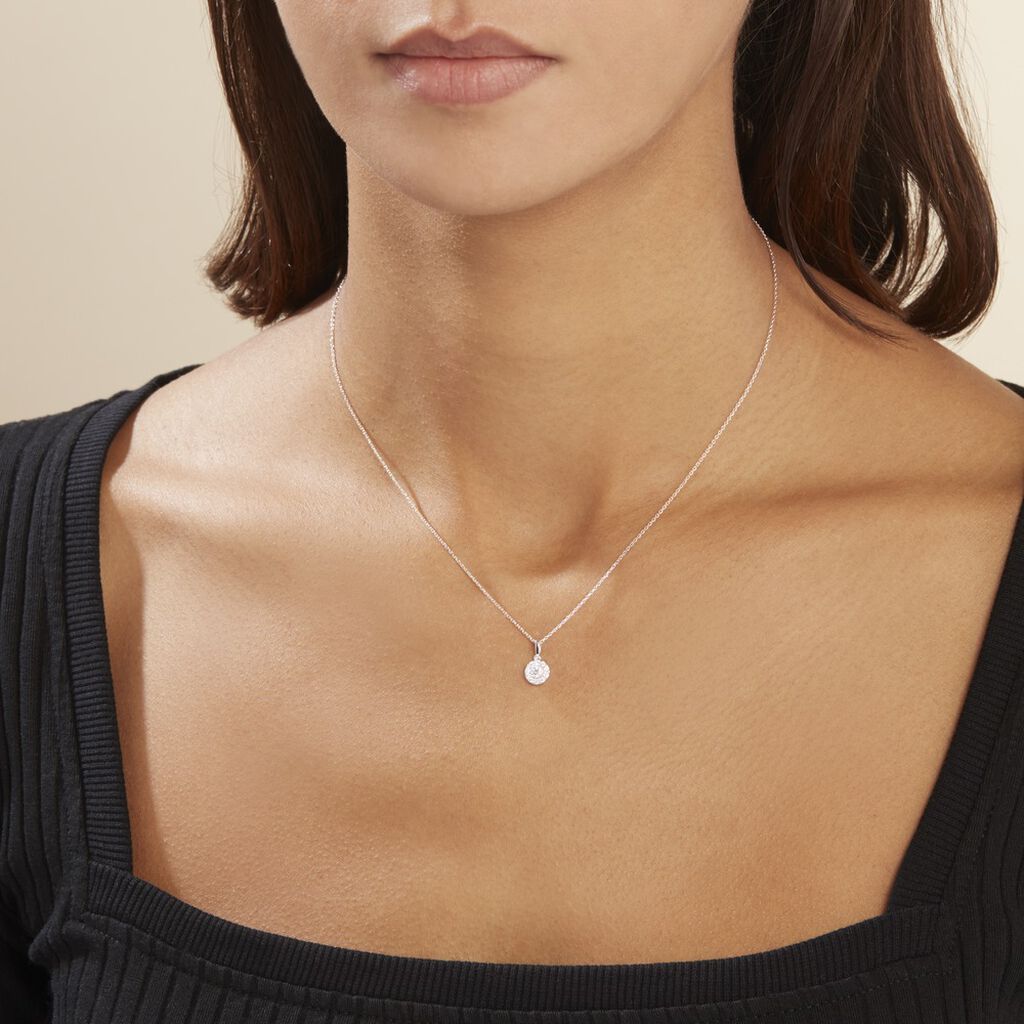 Collier Platine Alby Diamants