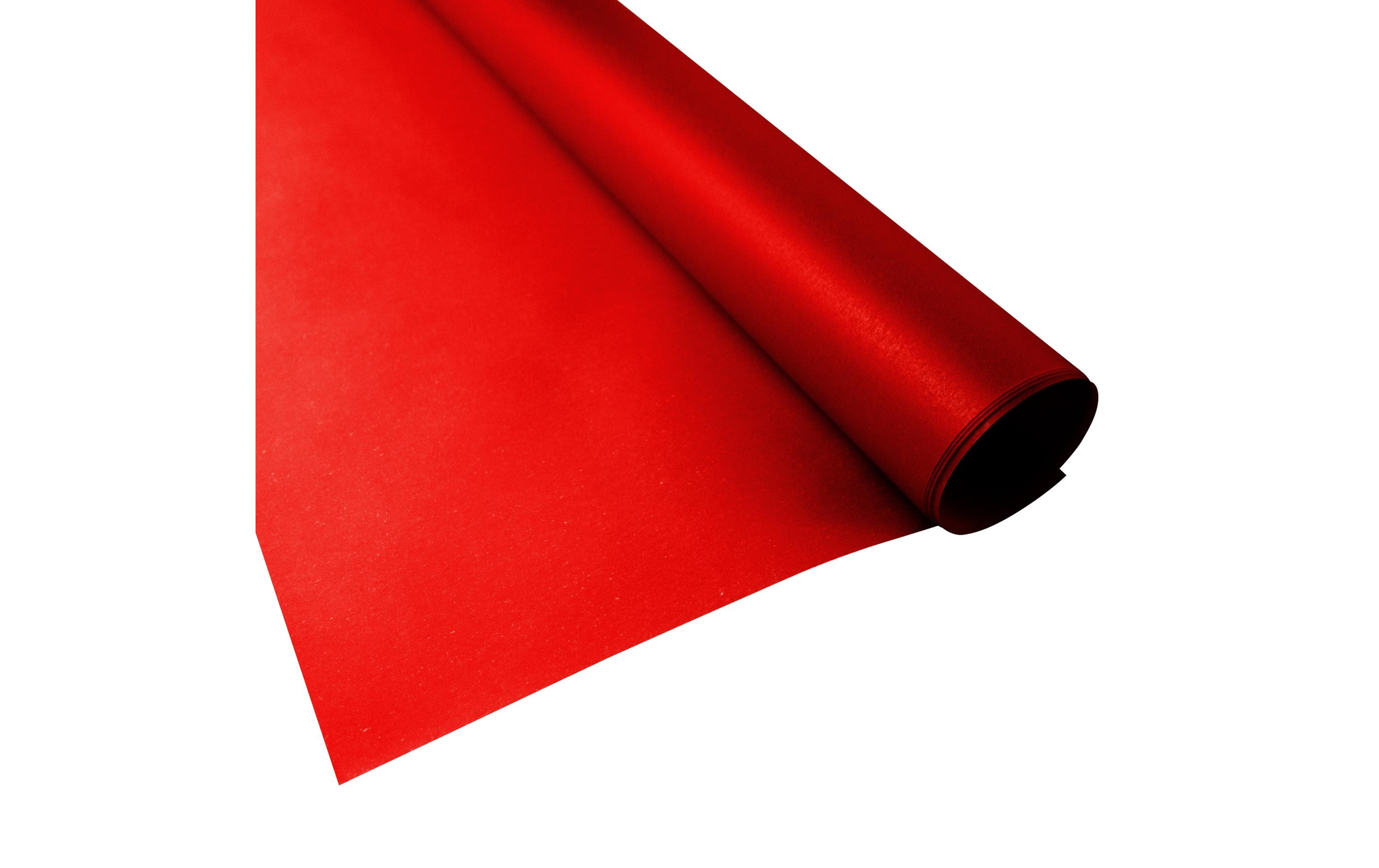 Transparentpapier Uni 50 x 61 cm, 115 g/m², RubinrotTransparentpapier für die Gestaltung von Fenstern oder anderen Bastelideen
