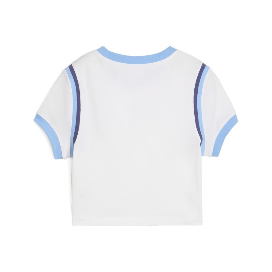 PUMA Graphic Bébé Tee - Blanc/Bleu
