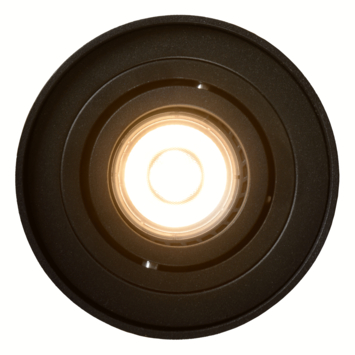 Lucide opbouwspot Tube zwart