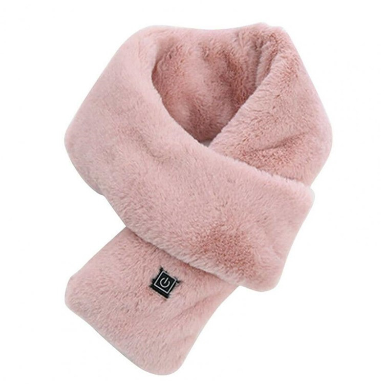 (84x10cm) Nacken Heizschal Elektrischer USB Nackenwärmer Schal - Rosa