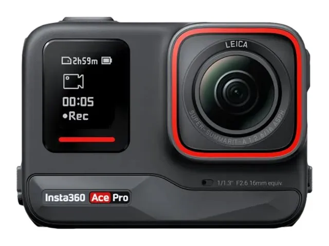 Insta360 Ace Pro - Action-kamera - 8K / 24 fps - Leica - Bluetooth, Wi-Fi - undervands op til 10 m - sort