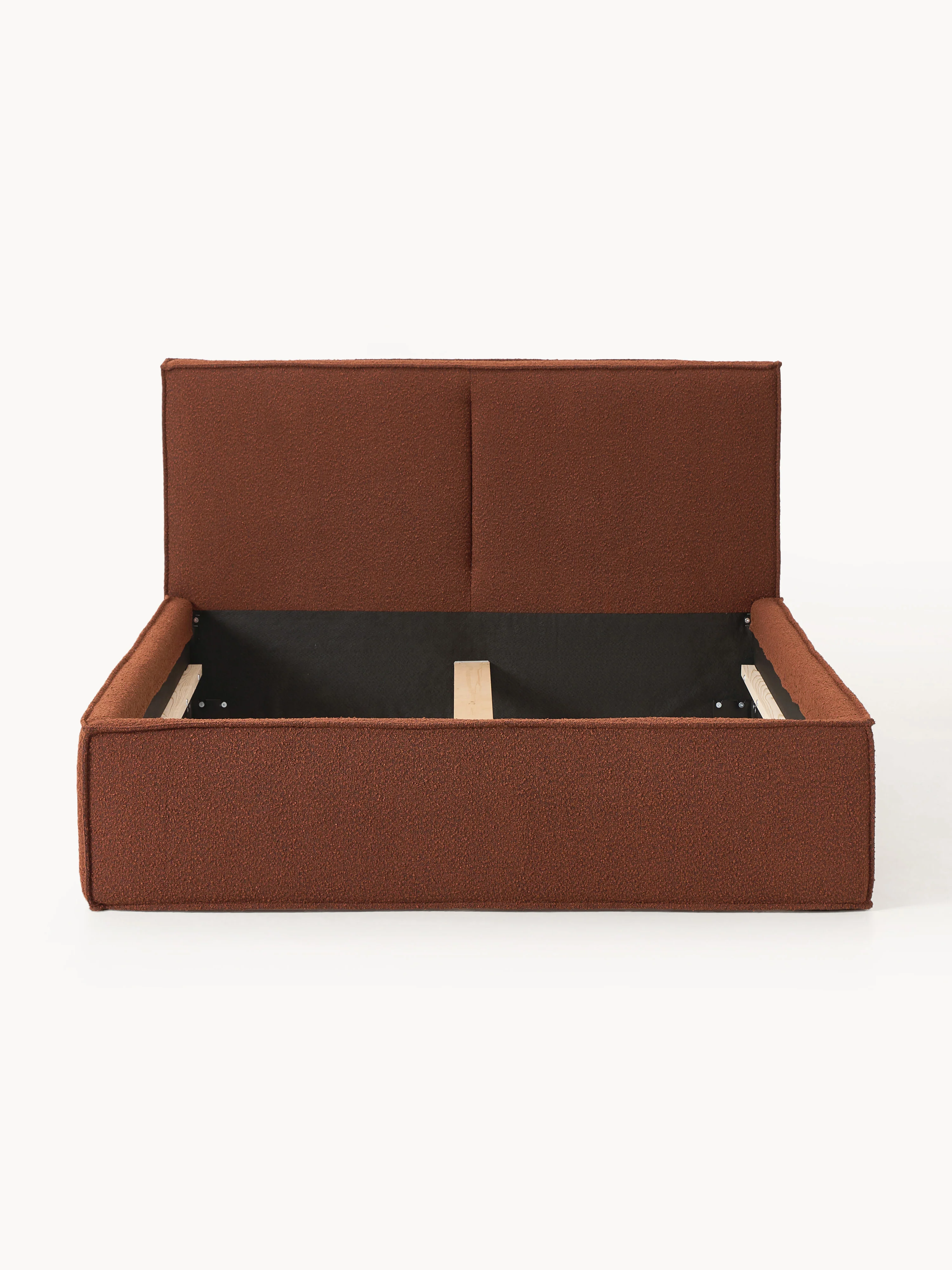 Bouclé gestoffeerd bed Dream