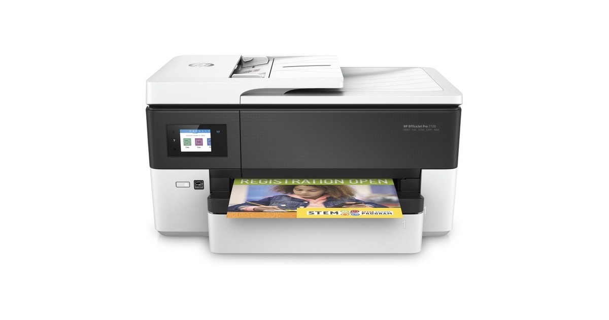 HPOfficejet Pro 7720 Wide Format All-in-One all-in-one inkjetprinter met faxfunctie  (Scannen, Kopiëren, Faxen, LAN, Wi-Fi)