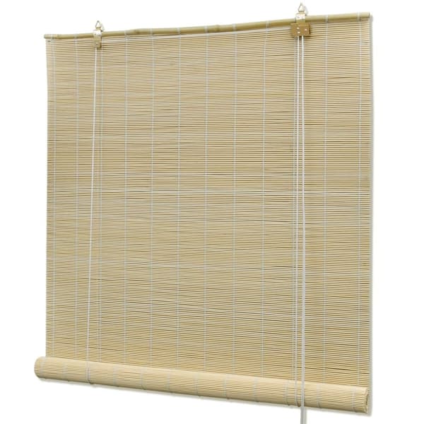 vidaXL Rullegardin bambus 100x220 cm naturell