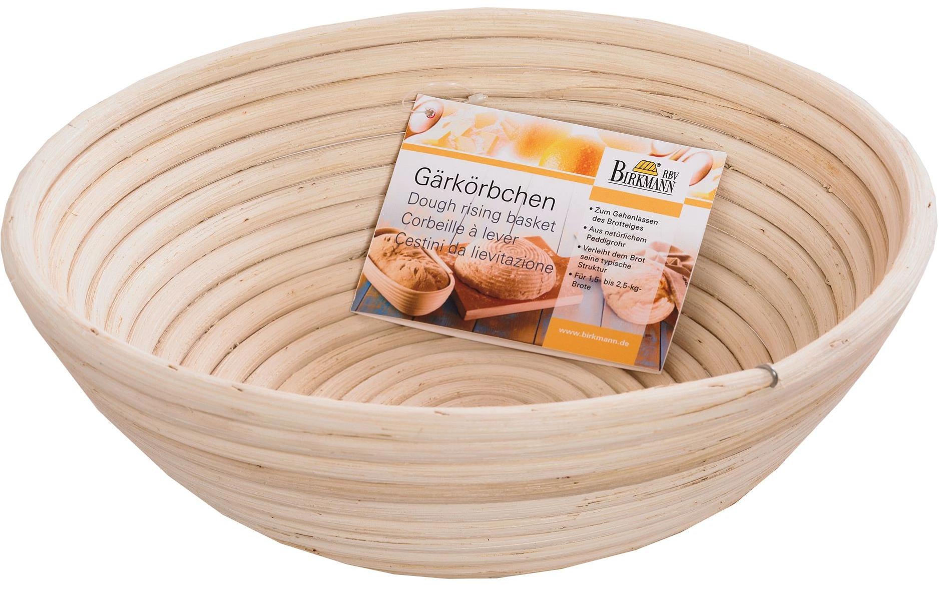 Gärkörbchen Laib und Seele 26.5 cm, BeigeKörbchen für gleichmässige Gärung