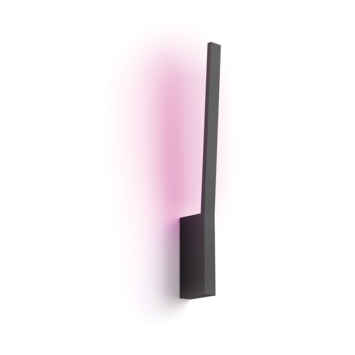 Philips Hue wandlamp Liane zwart - wit en gekleurd licht 12W