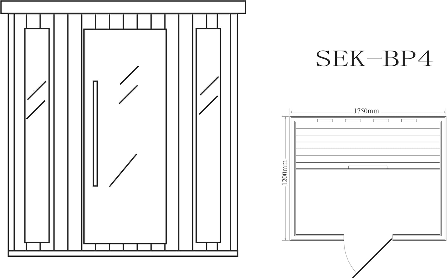 Infrarotkabine/Wärmekabine/Sauna - ECK ! für 4 Person