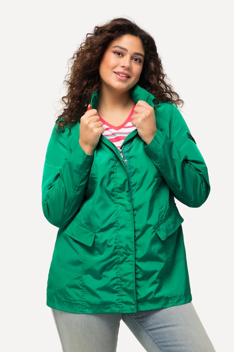 HYPRAR Funktionsjacke, Stehkragen, Kapuze, 2-Wege-Zipper