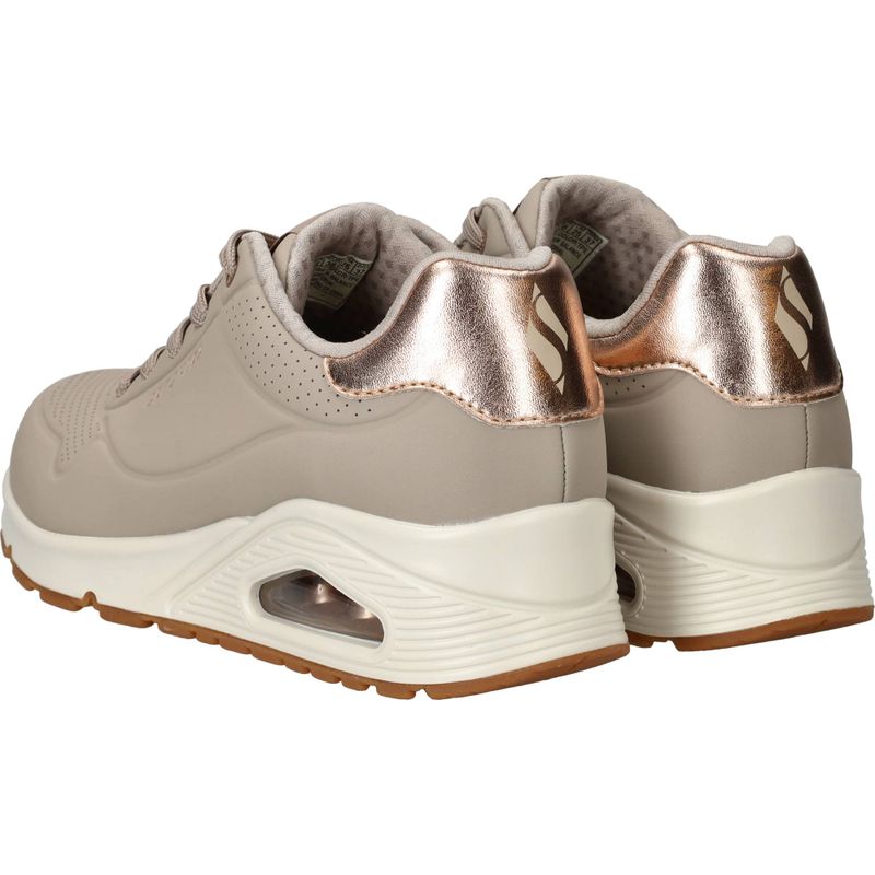 Skechers Uno Golden Air Sneakers Taupe Dames