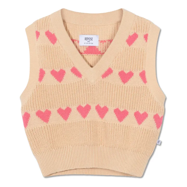 Repose AMS Pull Sans Manches Spencer | Beige