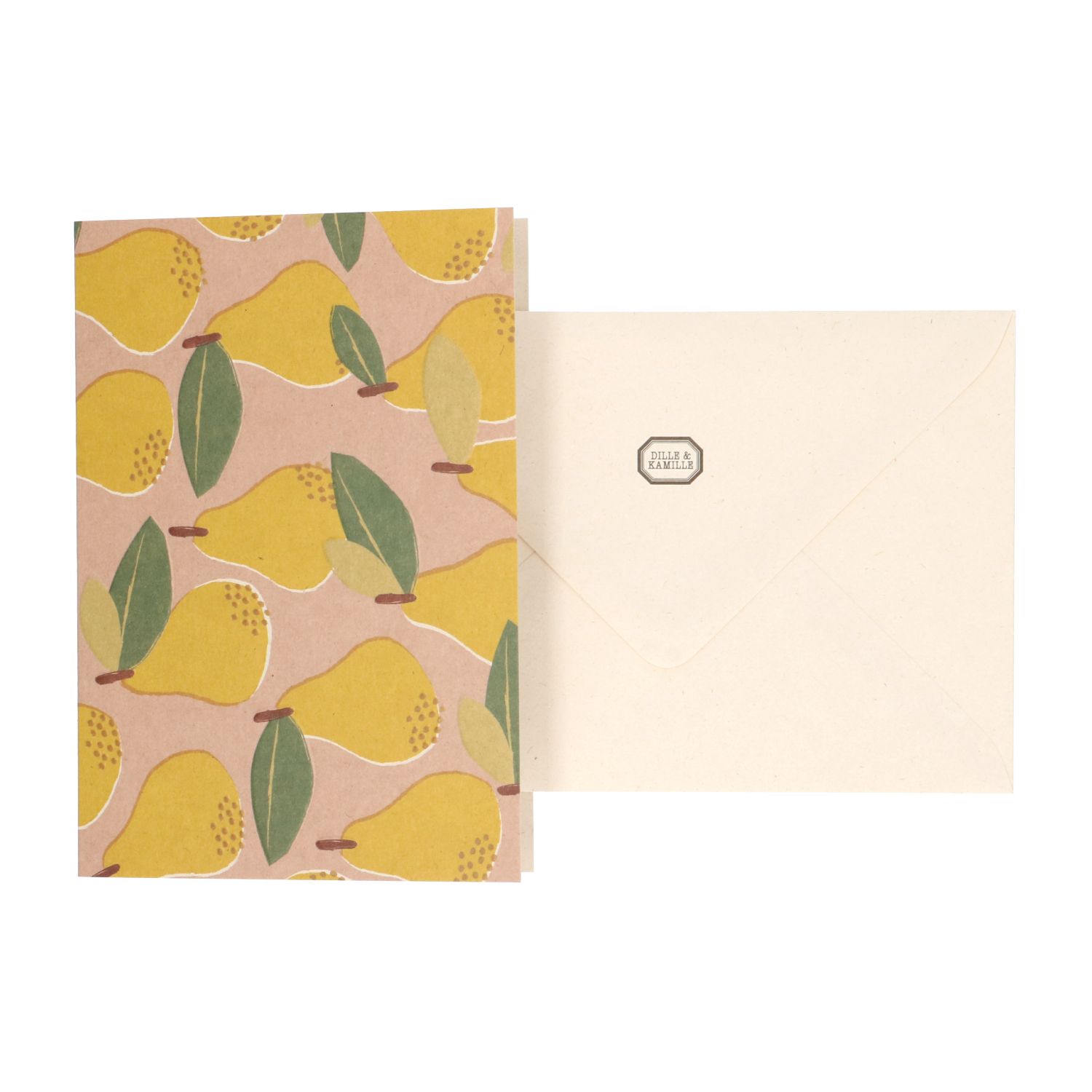 Kaart met envelop, peren
