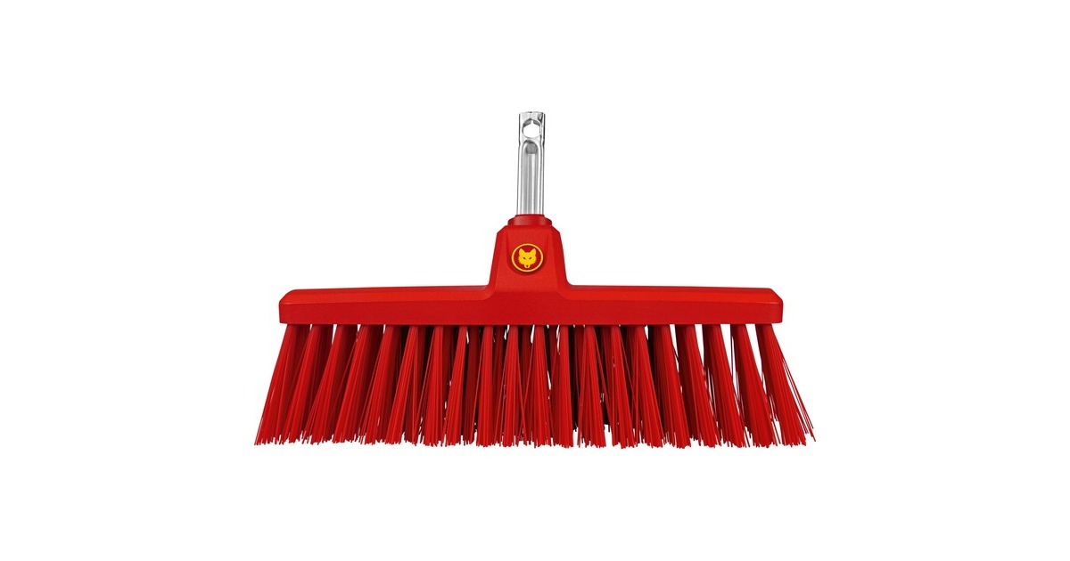 WOLF-Gartenmulti-star terrasbezem TB 350 M  (Rood/grijs, 35 cm)