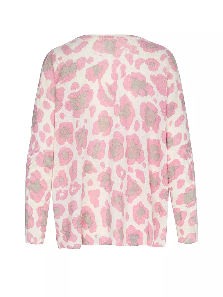 ABSOLUT Kaschmirpullover CAMILLE PRINT rosa