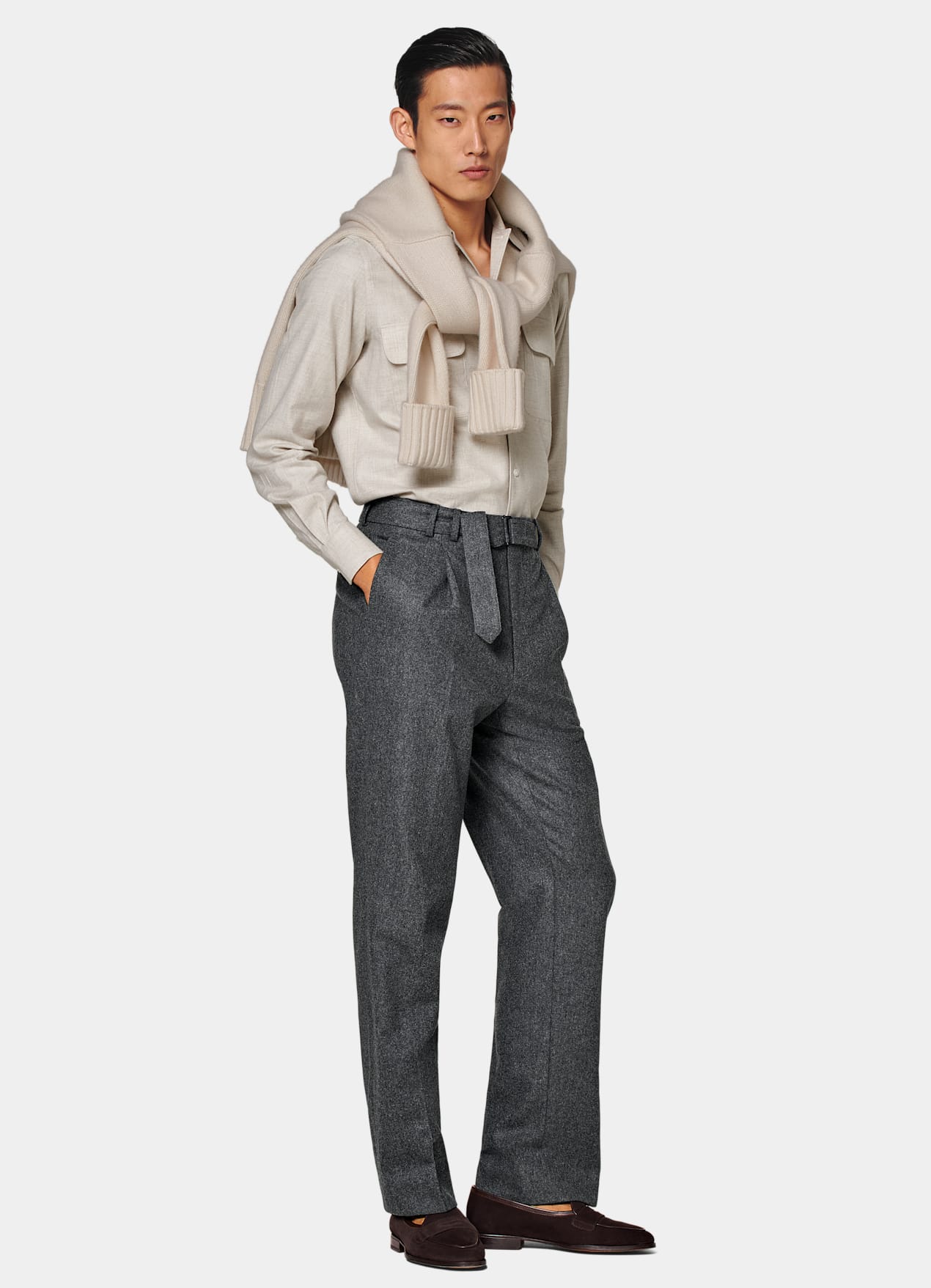 Chemise Safari sable