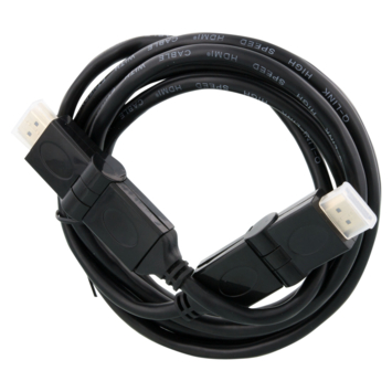 Q-Link HDMI kabel high speed gold plated 3D 2 meter draaibaar