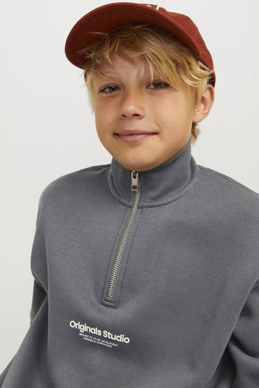 JACK & JONES sweater JORVESTERBRO met tekst