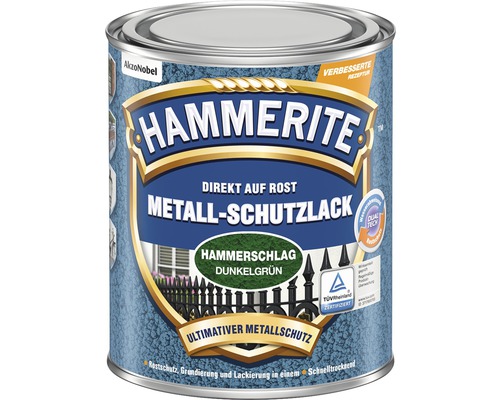 HAMMERITE Hammered Finish Effectverf Donkergroen 750 ml