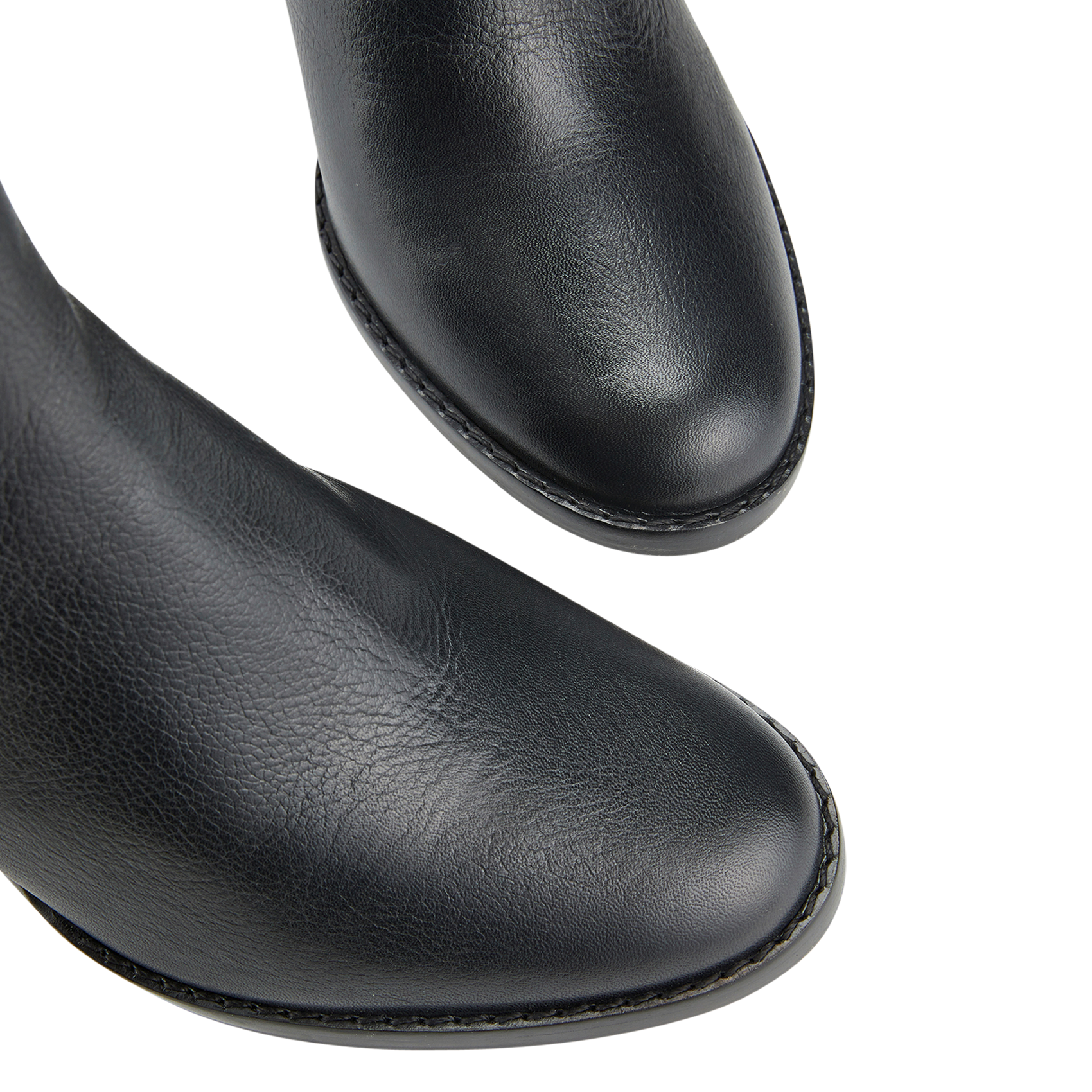 BELLA - Bottines à talons en cuir | Noir