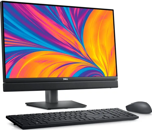 Dell OptiPlex 7420 All In One - Alt-i-én Core i5 i5-14500T / op til 4.8 GHz Energy Efficient - RAM 8 GB - SSD 256 GB - NVMe, Class 35 - UHD Graphics 770 - Gigabit Ethernet, Bluetooth, IEEE 802.11ax (Wi-Fi 6E) - Win 11 Pro - skærm: LED 23.81