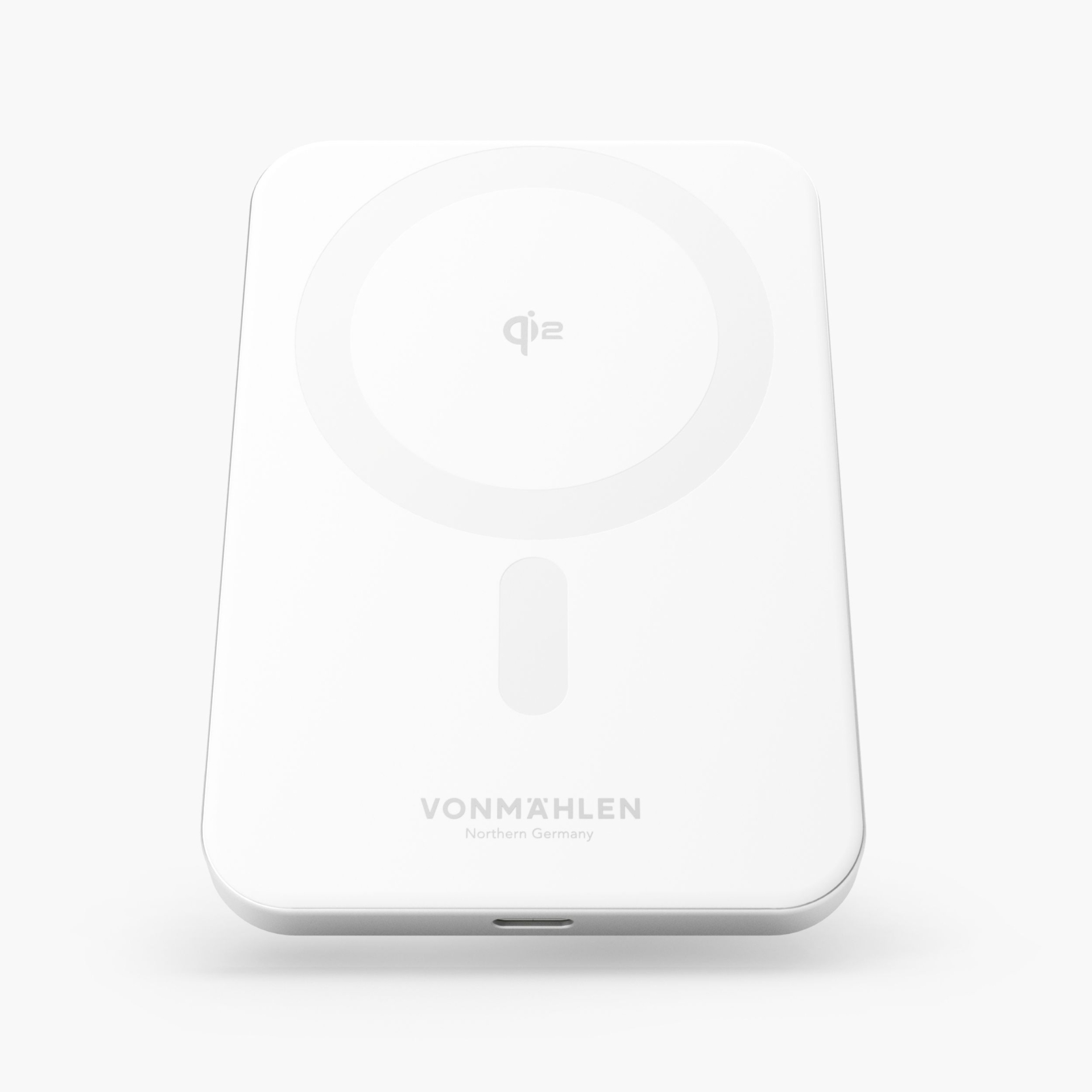 (20W) 5000mAh Evergreen Mag Alu Powerbank USB C Ladegerät Qi2 Wireless Charger Recycled (EVM00002) - White