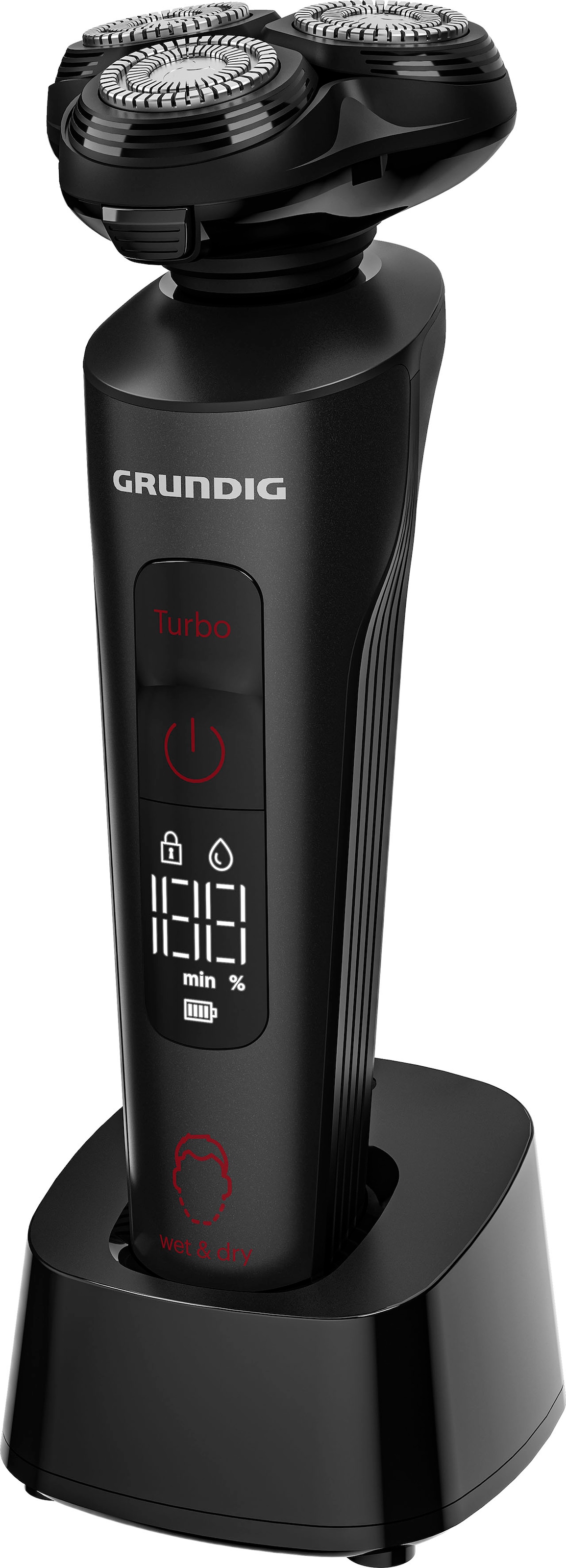 Grundig Elektrorasierer »Herrenrasierer ProClub MS 9130« 2 Stk. Aufsätze Langhaartrimmer
