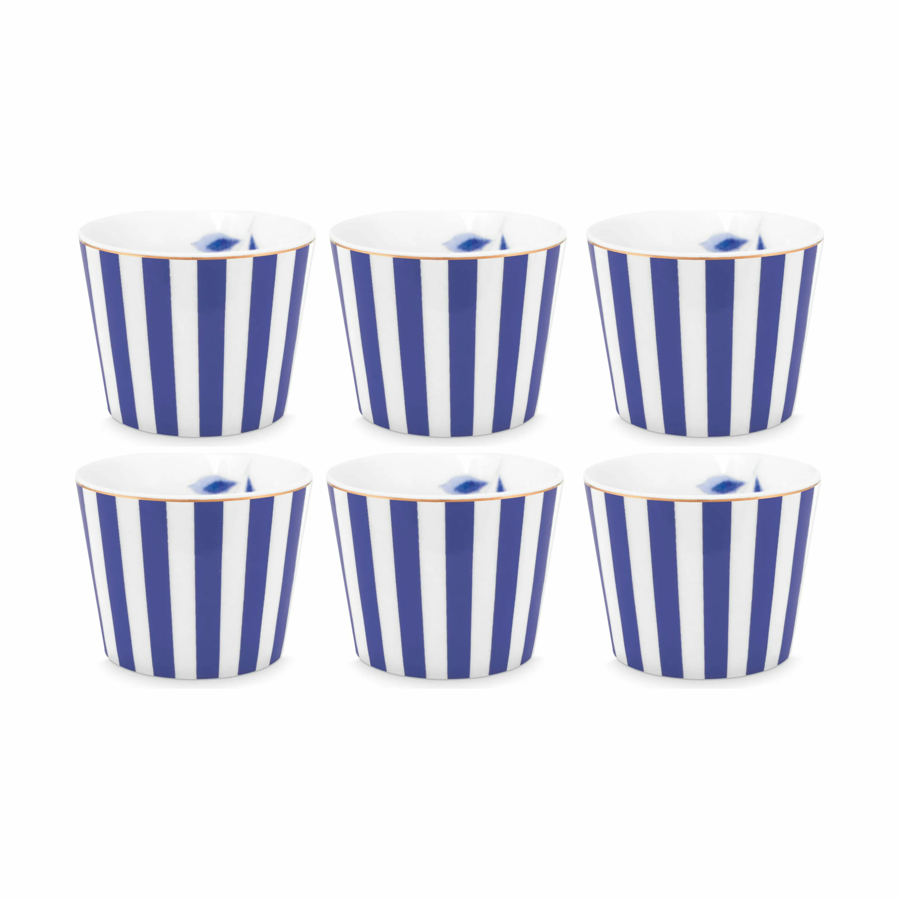 PIP Studio Royal Stripes Æggebæger - 6 stk.