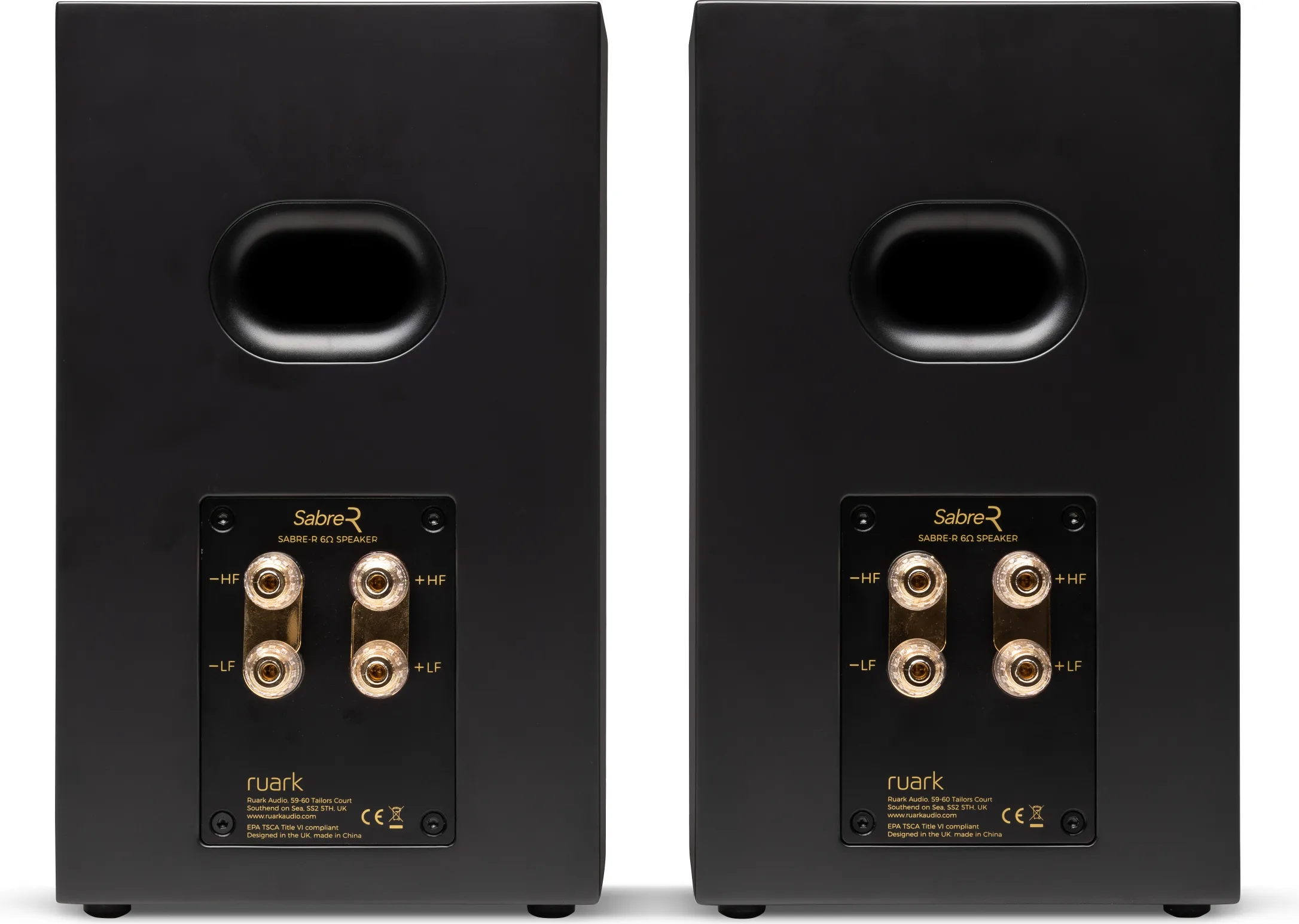 Ruark Audio Sabre R Noir (la paire) Enceintes bibliothèque