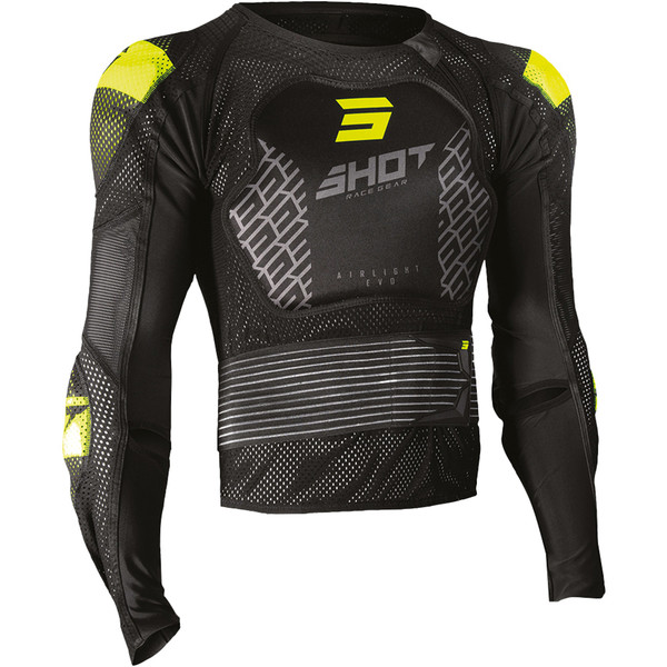 Shot - Gilet enfant Airlight 2.0 Noir / Jaune