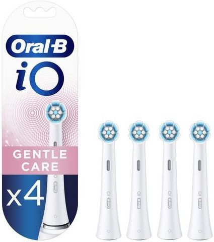 Oral-B - IO Gentle Care Opzetborstels - Wit - 4 Stuks