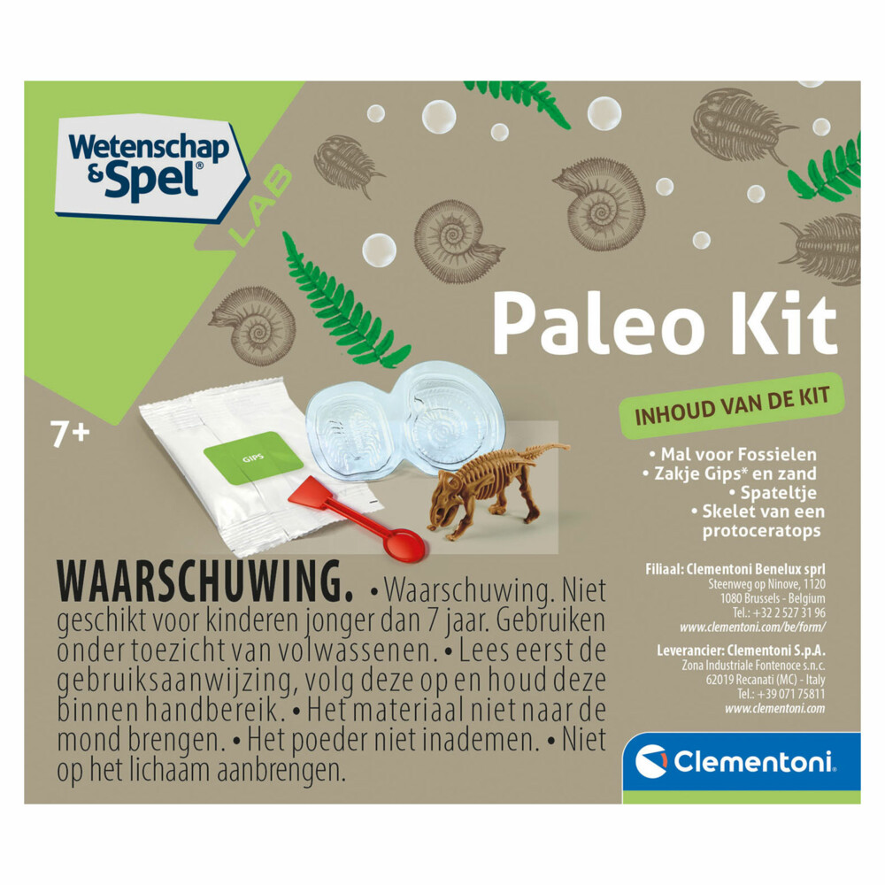 Clementoni Wetenschap en Spel Mini Set Fossils