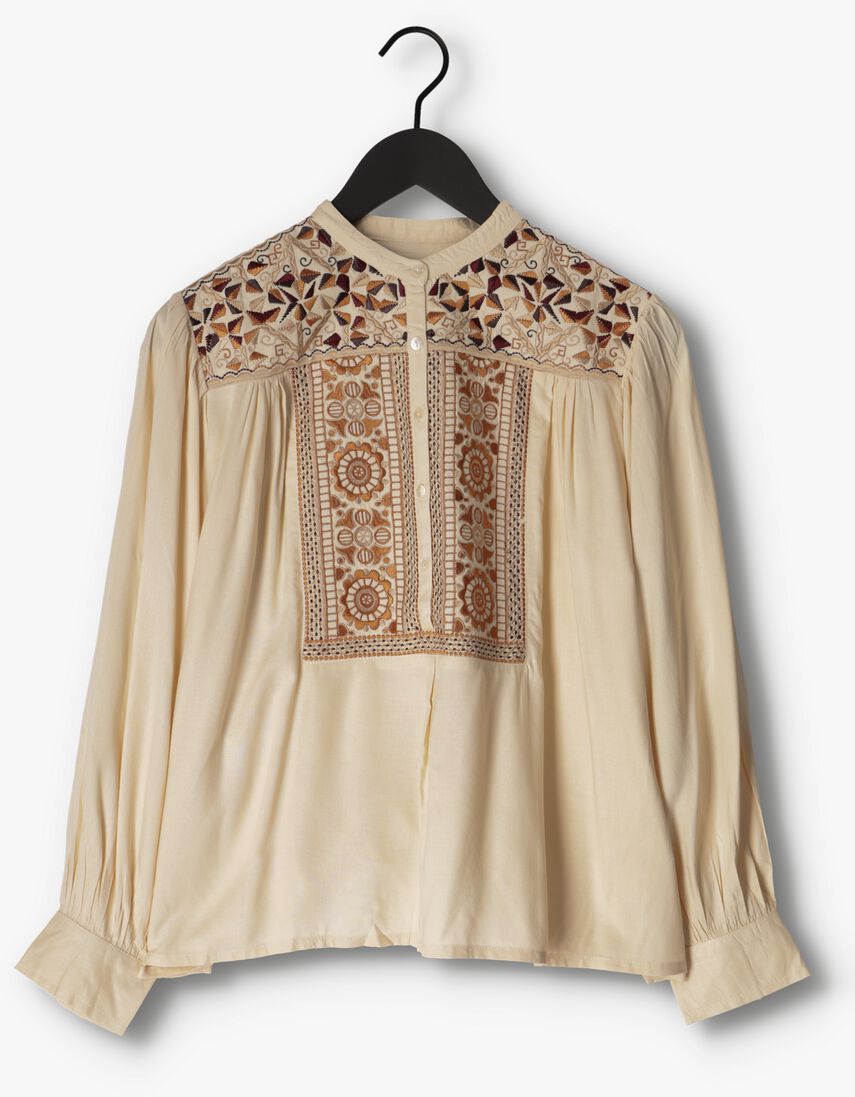 ANTIK BATIK beige antik batik blouse bettina blouse