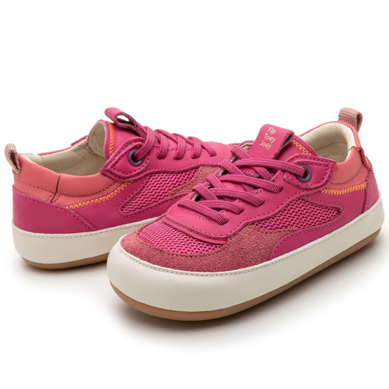 Tip Toey Joey Tip Toey Joey Primeiros Sneakers Step Cerejeira Pitaya Pink Coral Matte